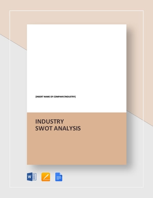 Industry SWOT Analysis Template