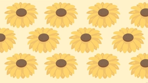 Floral Sunflower Background