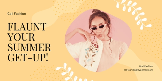 Summer Fashion Banner Template