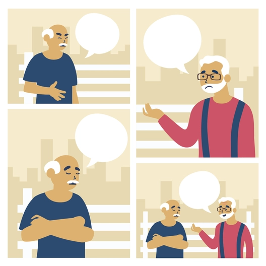 Life Comic Strip Temlate