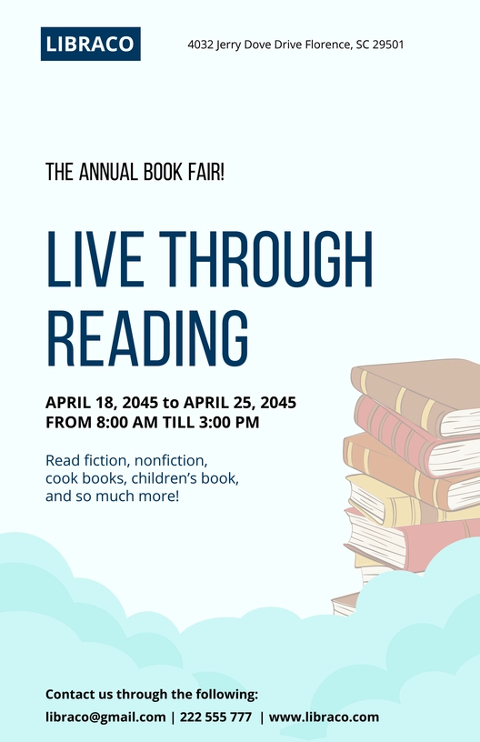 Annual Book Fair Poster