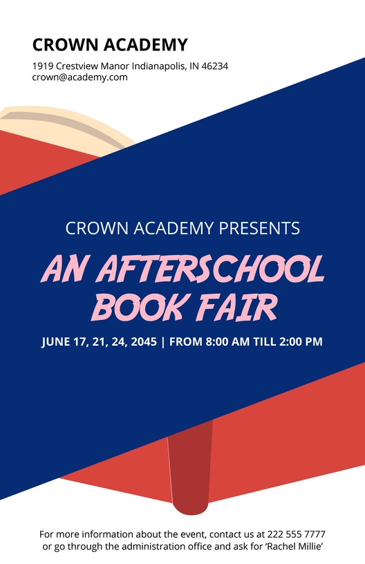 Scholastic Book Fair Poster