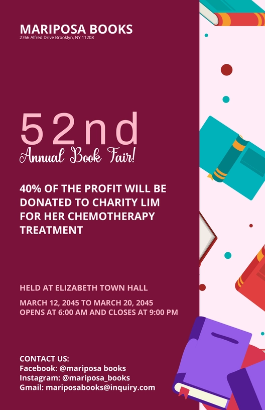 Book Fair Promo Poster