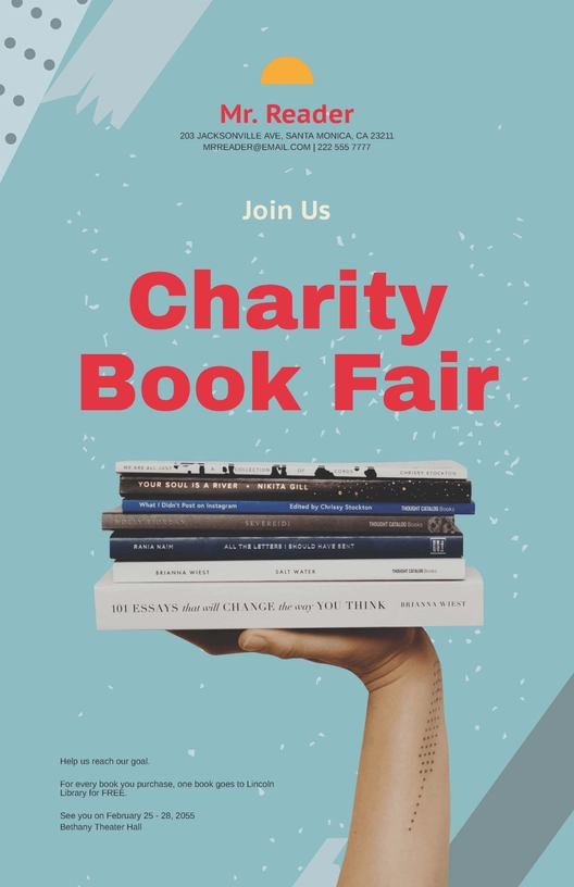 Book Fair Goal Poster