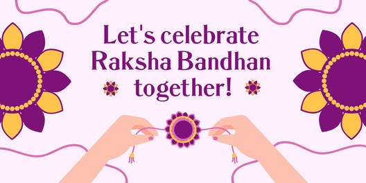 Raksha Bandhan Celebration Banner