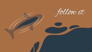 Navy And Brown Wallpaper