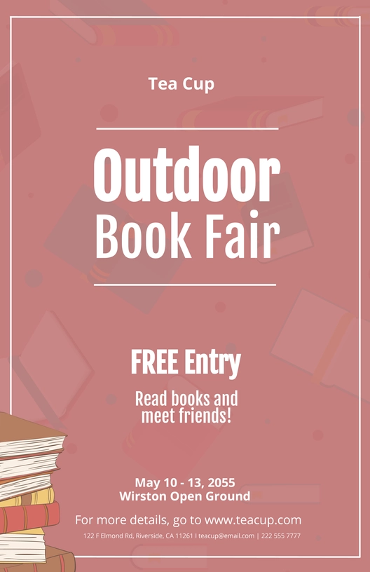 Book Fair Advertisement Poster