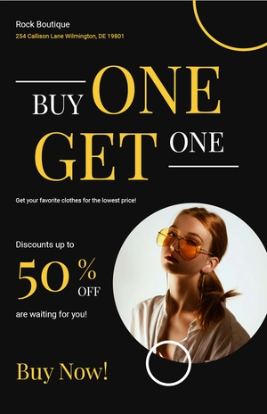 BOGO Boutique Poster