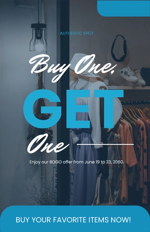 BOGO Campaign Poster