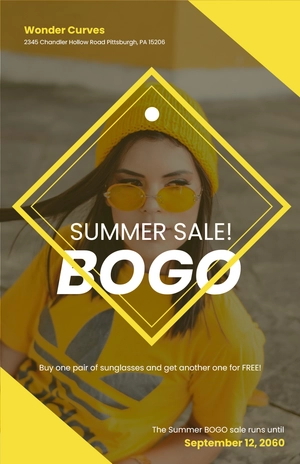 Summer BOGO Poster