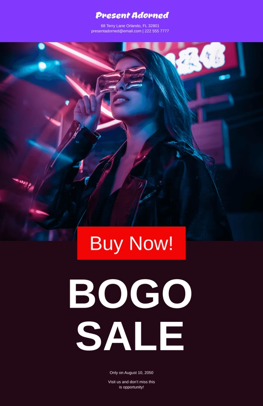 BOGO Store Poster
