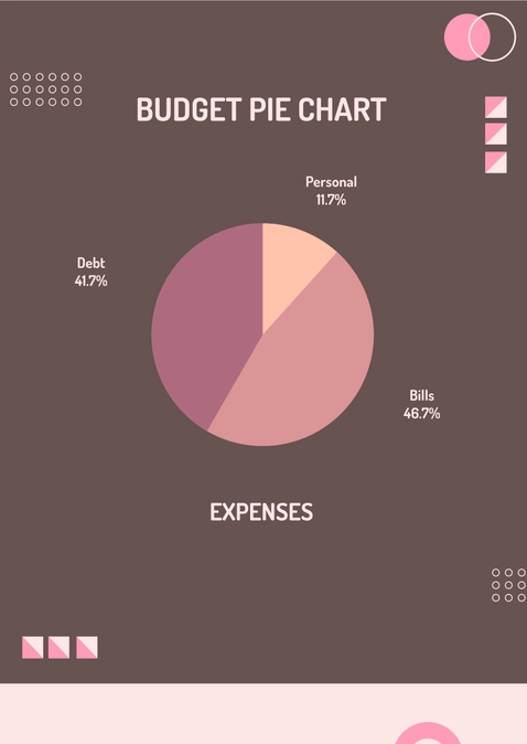 Budget Pie Chart Template