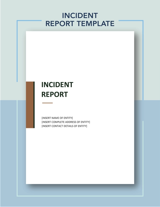Blank Incident Report Template Blank Incident Report Template