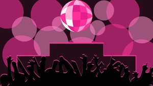 Disco Party Background