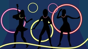 Neon Party Background