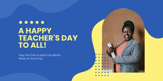 Creative Teacher's Day Banner