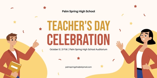 Teacher's Day Celebration Banner