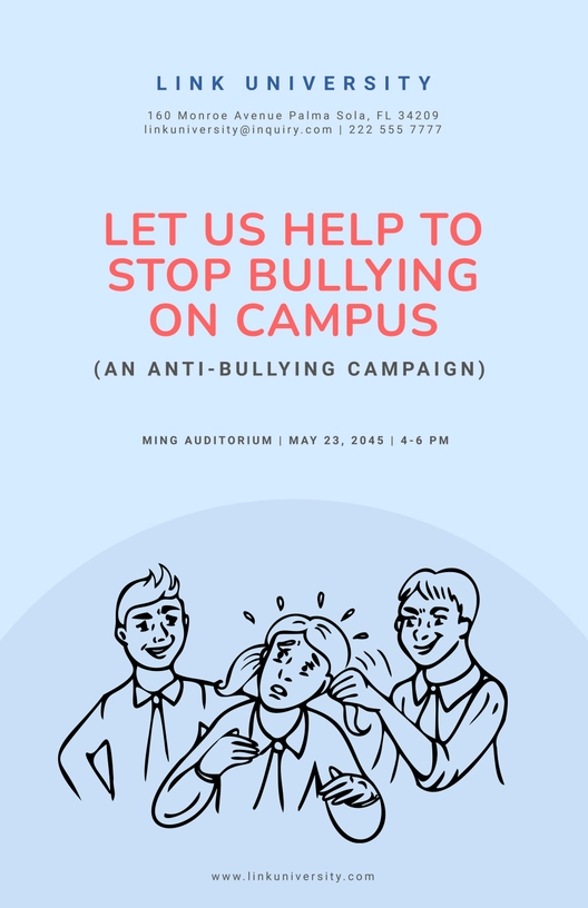 Simple Anti-bullying Poster
