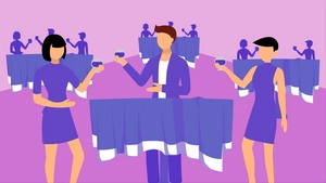 Purple Party Background