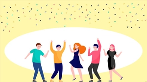 Cartoon Party Background