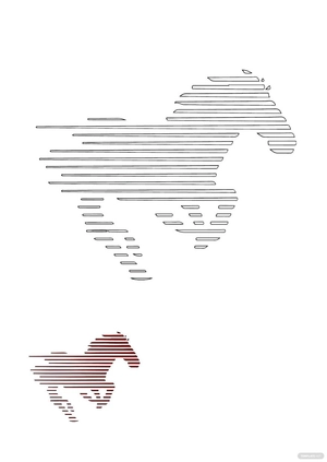 Abstract Horse Coloring Page