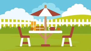 Garden Party Background