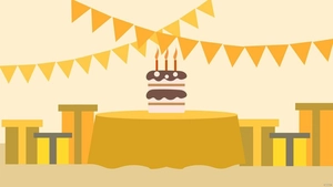 Yellow Party Background