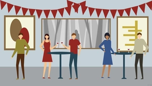 Art Party Background