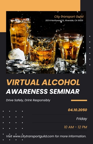 Alcohol Awareness Poster