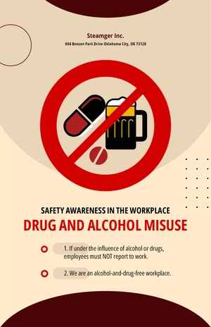 Safety Awareness Poster Template
