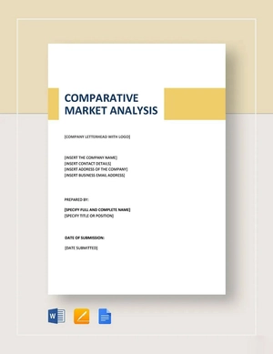 Comparative Market Analysis Template