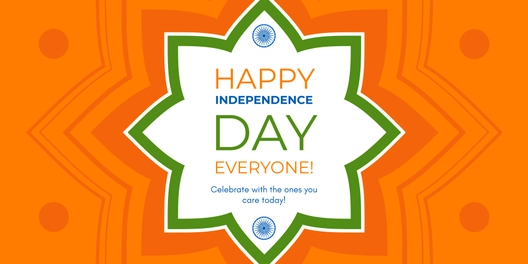 Happy India Independence Day Banner