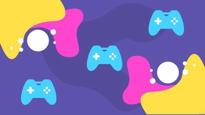 Purple Gaming Background