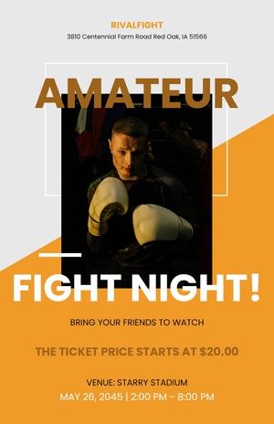 Cool Boxing Poster