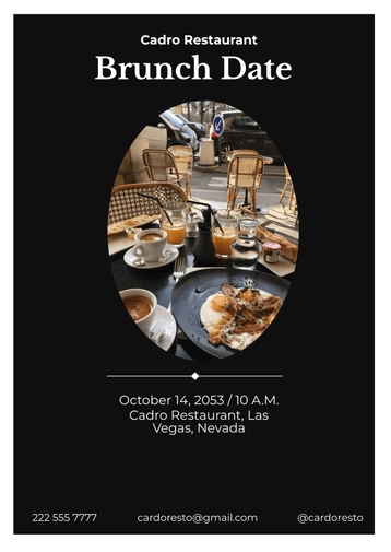 Restaurant Brunch Flyer
