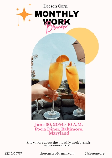 Work Brunch Flyer