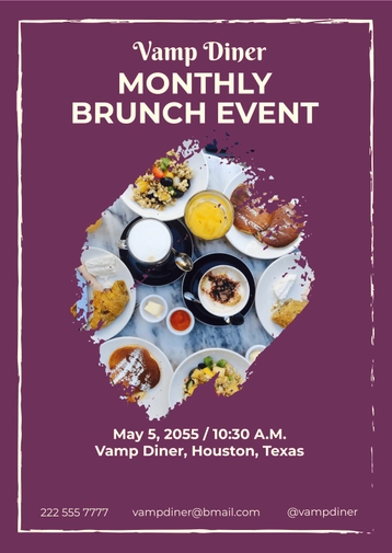 Brunch Event Flyer