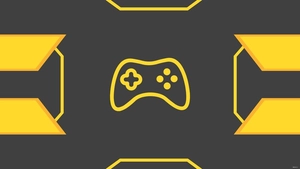 Yellow Gaming Background