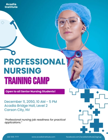 Nursing Boot Camp Flyer