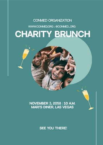Charity Brunch Flyer