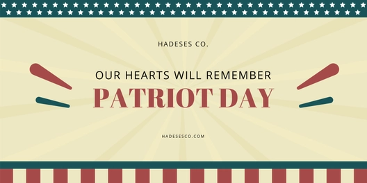 Vintage Patriot Day Banner