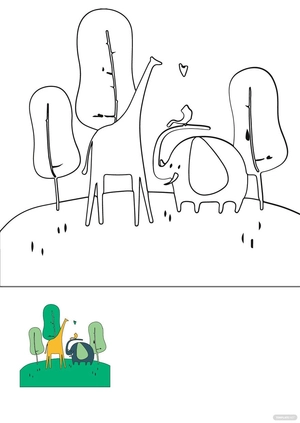 African Animals Coloring Pages