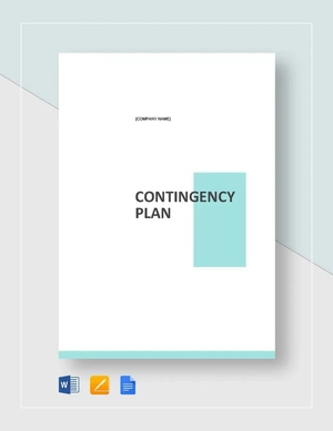 Contingency Plan Template