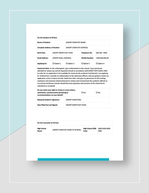 School Report Template School Report Template