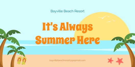 Summer Beach Banner
