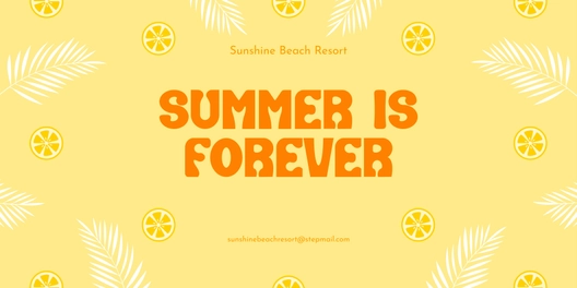 Transparent Summer Banner