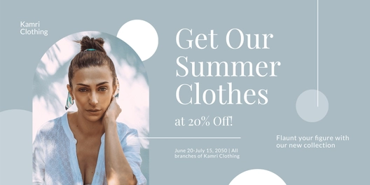 Summer Sale Banner Template