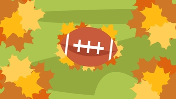 Free Fall Football Background Template to Edit Online