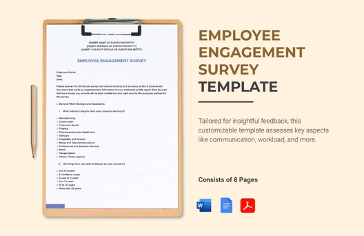 Employee Engagement Survey Template