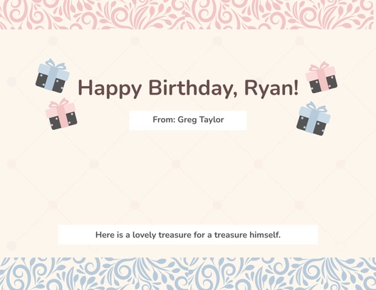 Free Colorful Gift Wrapper Template Clipart to Edit Online